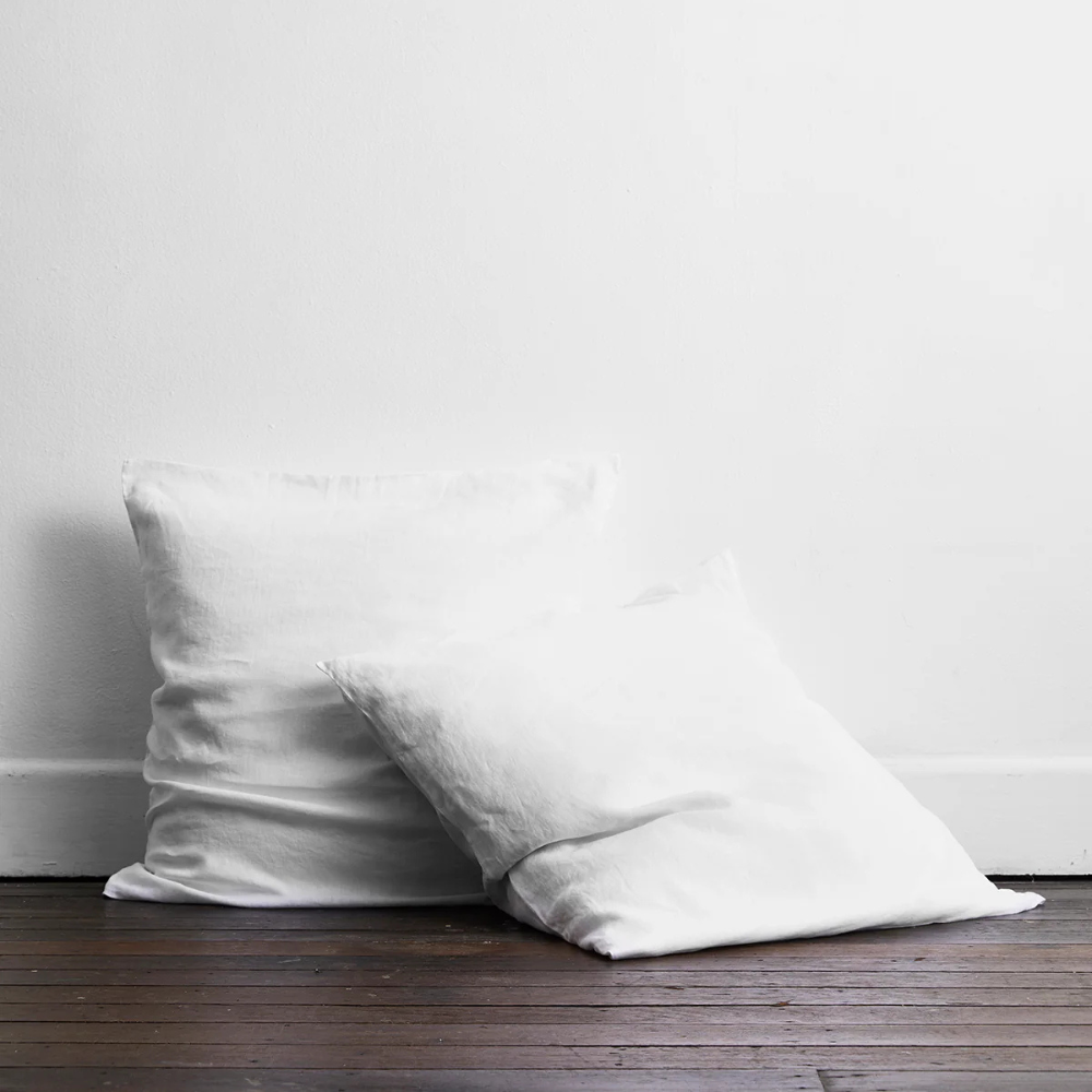 The Honest Label Cushion Insert Square in Flax with beige tones cushion cover product view