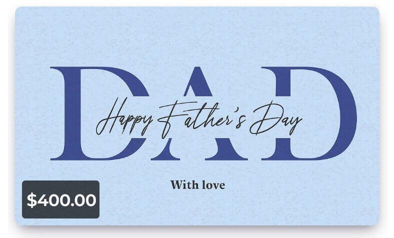 The Honest Label Gift Card (Father's Day)