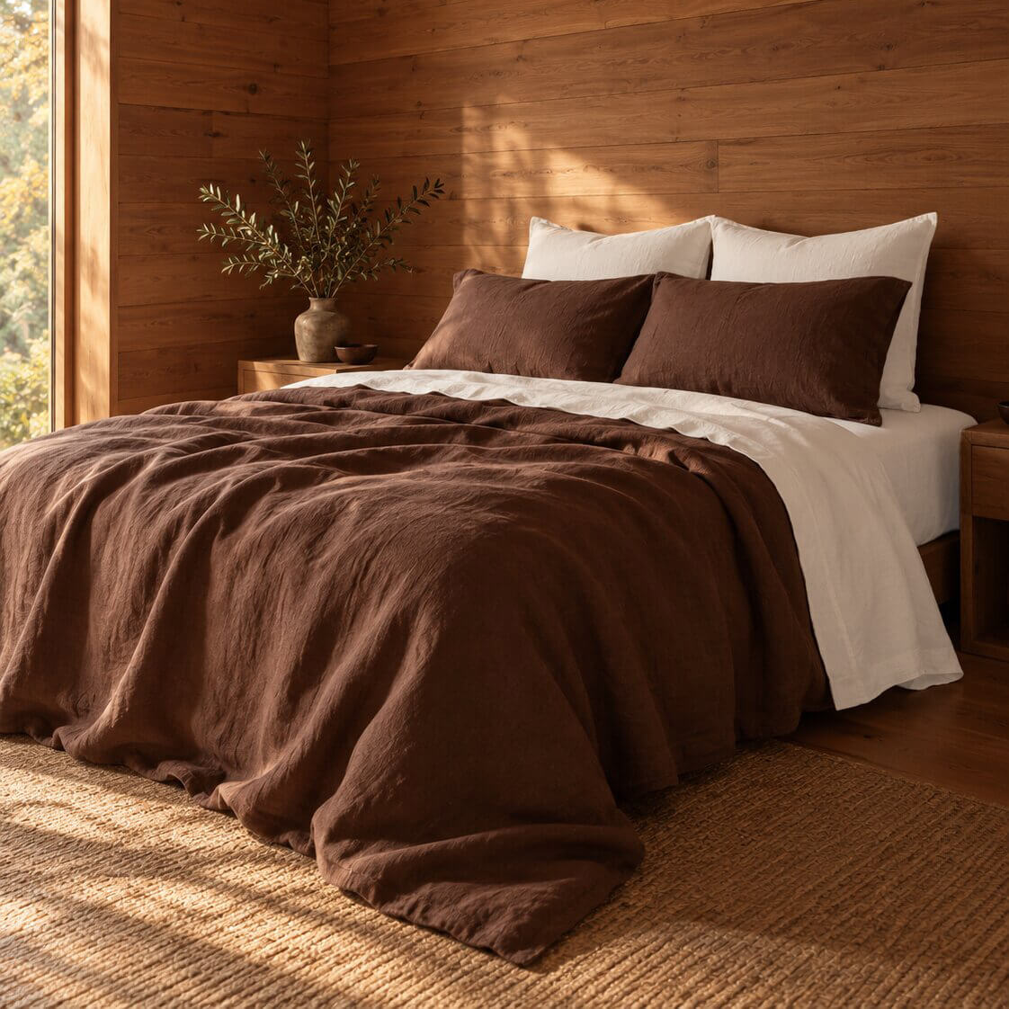 Pure Linen Quilt Cover Set Incl Pillowcases