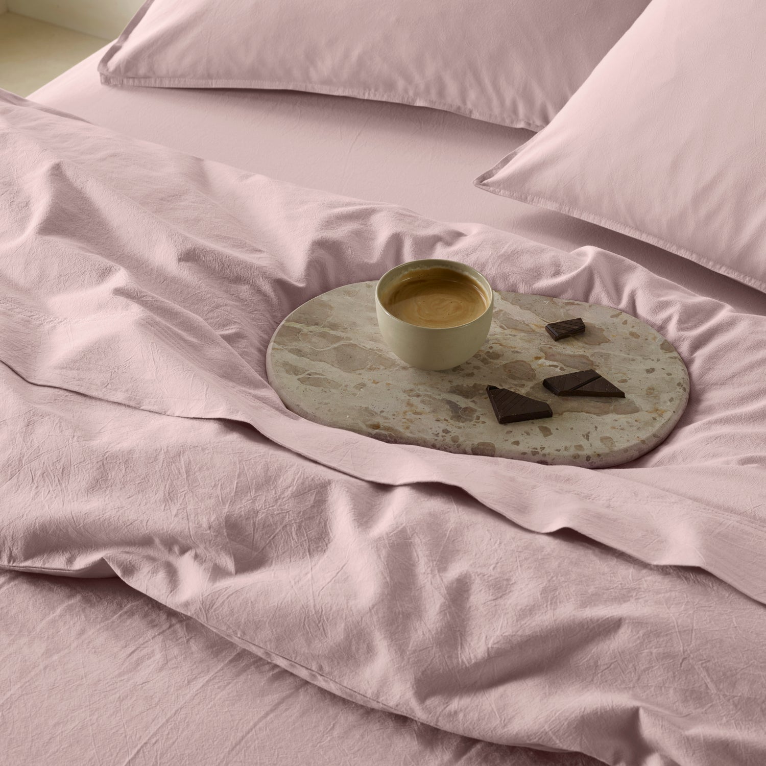Stonewashed Cotton Standard Pillowcase Pair