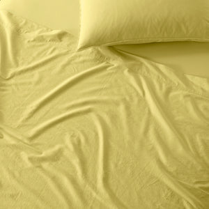 Stonewashed Cotton Flat Sheet