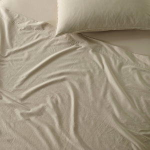 Stonewashed Cotton Flat Sheet