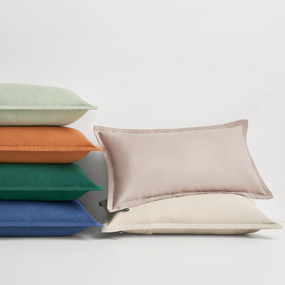 The Honest Label Pure Linen Cushion Cover Rectangle cushion cover product view THL product image 2