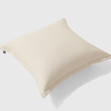 The Honest Label Pure Linen Cushion Cover Square in Flax with beige tones cushion cover product view THL product image 2