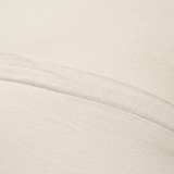 The Honest Label Pure Linen Cushion Cover Square in Flax with beige tones cushion cover product view THL product image 4