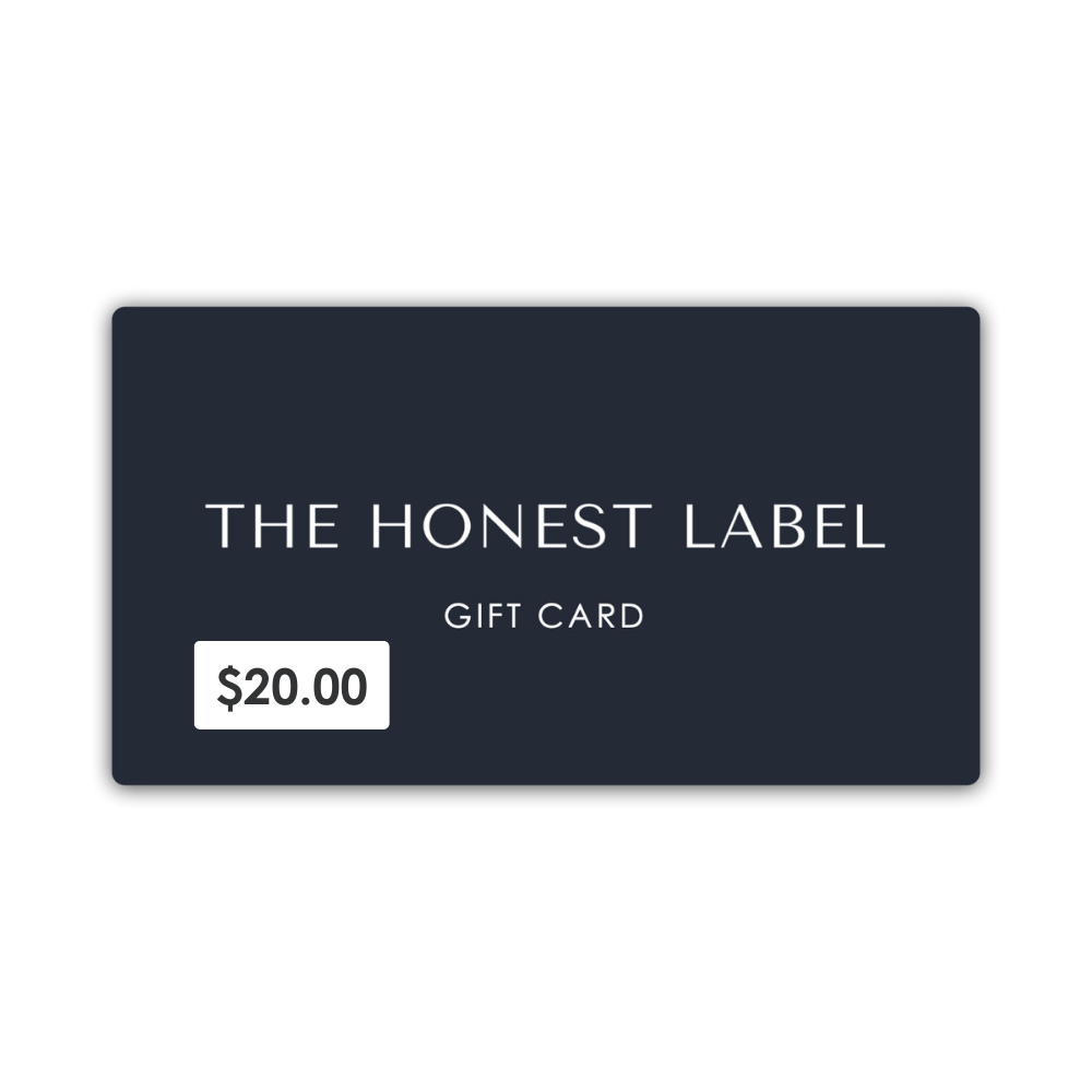 The Honest Label The Honest Label Gift Card gift card product view THL product image 4