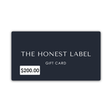 The Honest Label The Honest Label Gift Card gift card product view THL product image 5
