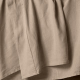 The Honest Label Pure Linen Fitted Sheet in Warm Taupe with beige tones fitted sheet product view THL product image 1