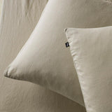 The Honest Label Pure Linen Standard Pillowcase (2 Pack) in Flax with beige tones pillowcase product view THL product image 1