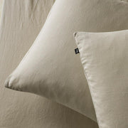 The Honest Label Pure Linen Standard Pillowcase (2 Pack) in Flax with beige tones pillowcase product view THL product image 1