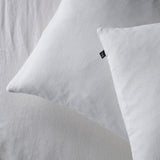 The Honest Label Pure Linen Standard Pillowcase (2 Pack) in Ivory White with white tones pillowcase product view THL product image 1