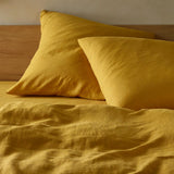 The Honest Label Pure Linen European Pillowcase in Beige with beige tones pillowcase product view THL product image 1